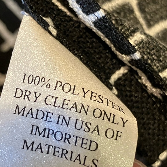 NEW Caroline Rose 2pc Black White Jacket & Tank SET sz XL - Picture 4 of 5